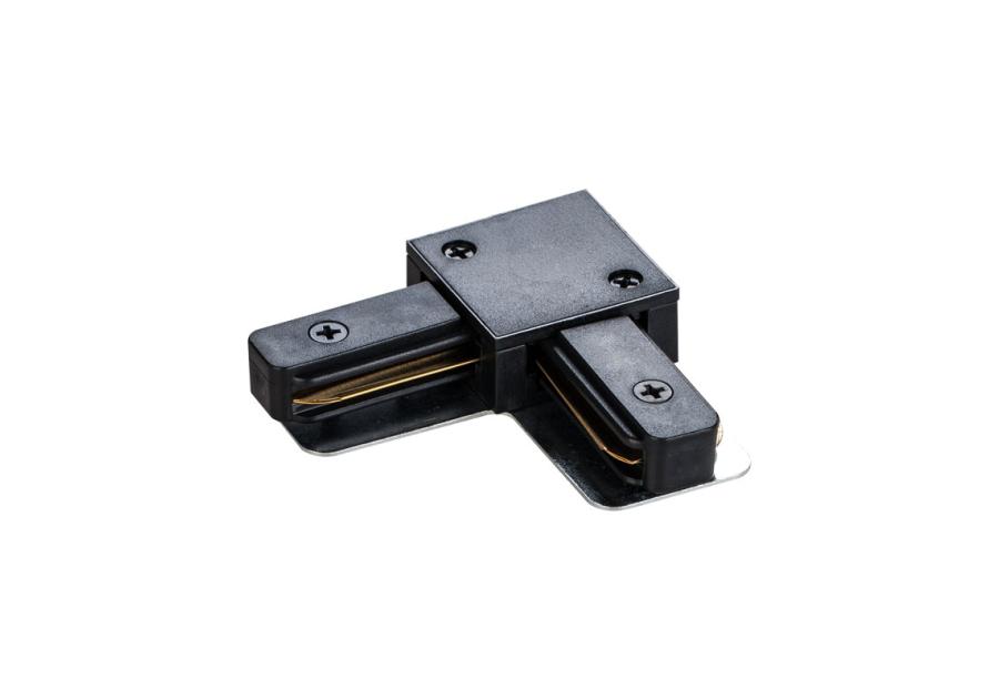 Zdjęcie: Złączka typu L do szyny, czarna  STLB DPM SOLID