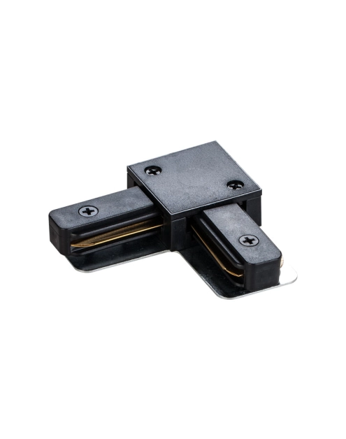 Zdjęcie: Złączka typu L do szyny, czarna  STLB DPM SOLID