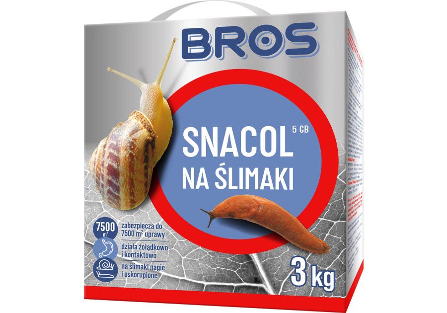 Zdjęcie: Preparat przeciw ślimakom Snacol 05GB - 3 kg BROS