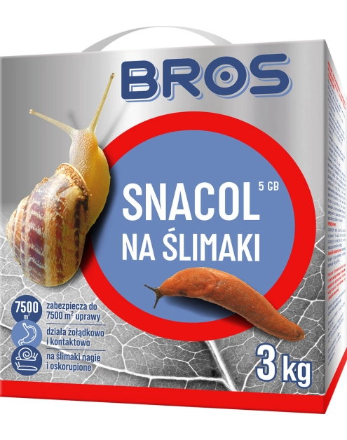 Zdjęcie: Preparat przeciw ślimakom Snacol 05GB - 3 kg BROS