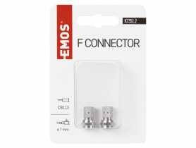 Wtyczka F 5,0/7,0 do kabla koncentrycznego CB113N EMOS