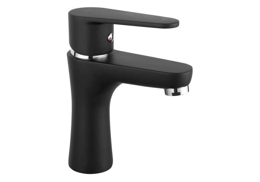 Zdjęcie: Bateria umywalkowa stojąca Algeo Black FERRO