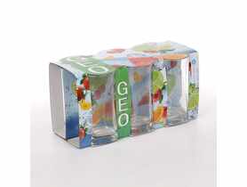 Komplet 6 szklanek Geo wysokich 360 ml HRASTNIK