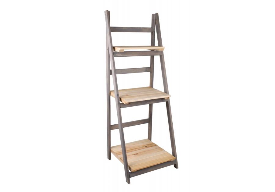 Zdjęcie: Kwietnik regał rozkładany drewniany szary TIN TOURS