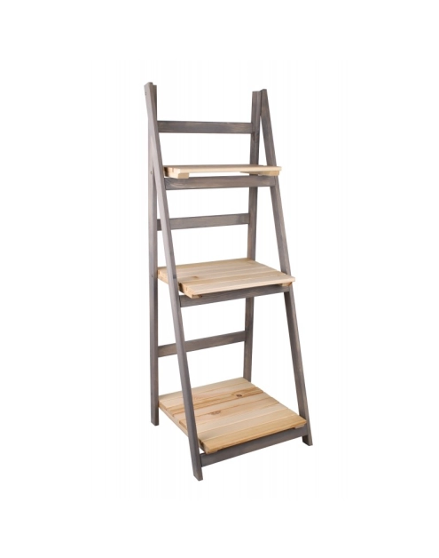 Zdjęcie: Kwietnik regał rozkładany drewniany szary TIN TOURS