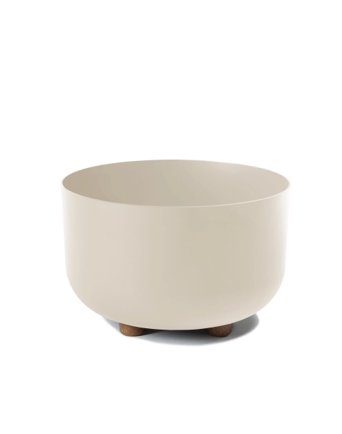 Zdjęcie: Donica plastikowa misa Sofia 27 cm beżowa LAMELA PLASTIC