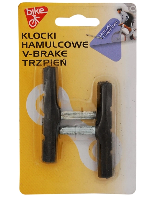 Zdjęcie: Klocki hamulcowe rowerowe V-brake trzpień 70 mm BIKE OK