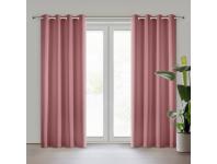 Zdjęcie: Zasłona gotowa Rita 140x250 cm ciemnoróżowy EUROFIRANY