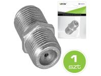 Zdjęcie: Złącze gniazdo F - gniazdo F beczka VAYOX