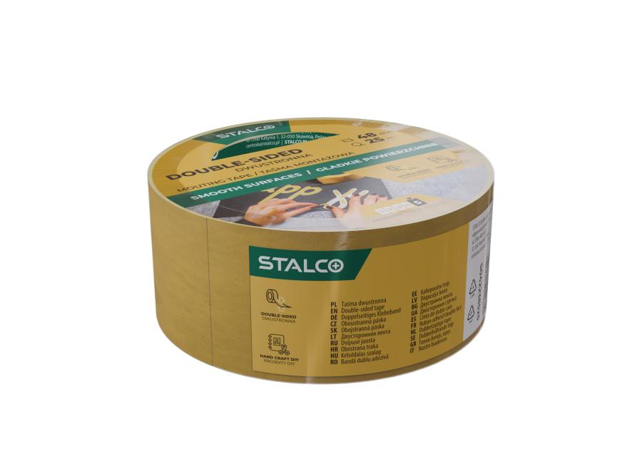 Zdjęcie: Taśma montażowa dwustronna 48 mm x 25 m STALCO