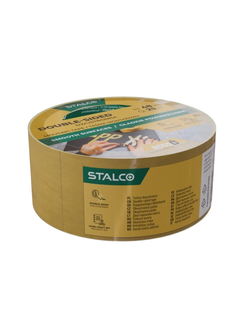 Zdjęcie: Taśma montażowa dwustronna 48 mm x 25 m STALCO