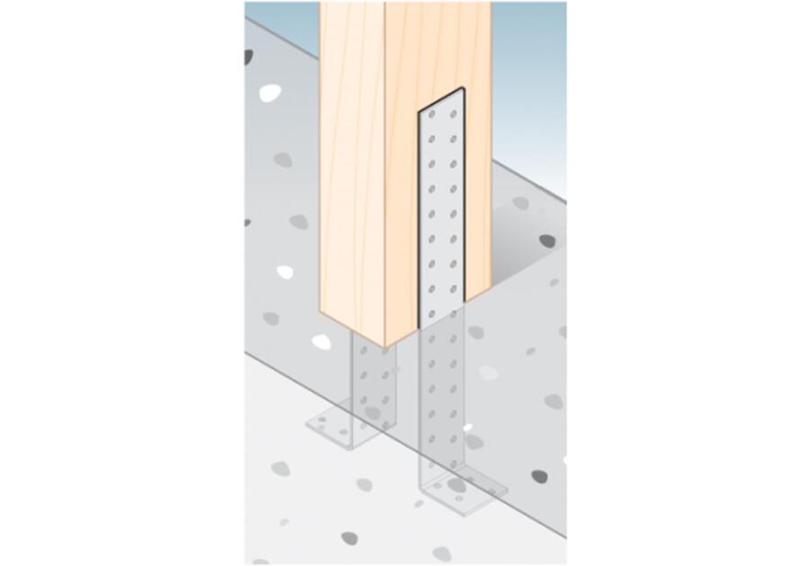 Zdjęcie: Kątowni kotwowy 30x4x4 cm KK2 DMX