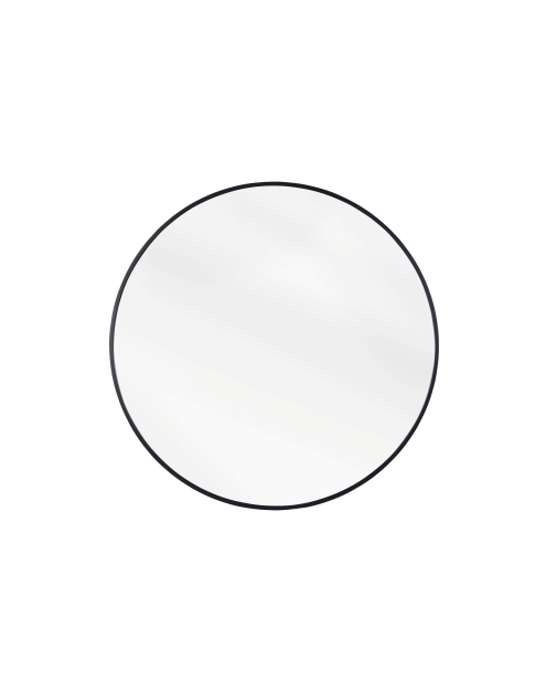 Zdjęcie: Lustro Aurelo koło 80 cm czarna aluminiowa rama INDAVO