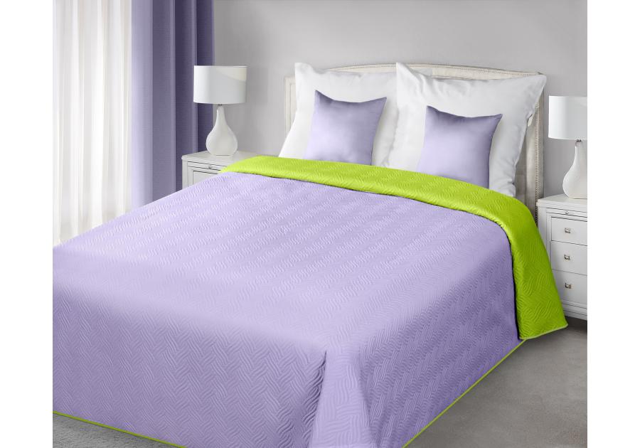 Zdjęcie: Narzuta Fala 220x240 cm jasnozielona-lila EUROFIRANY