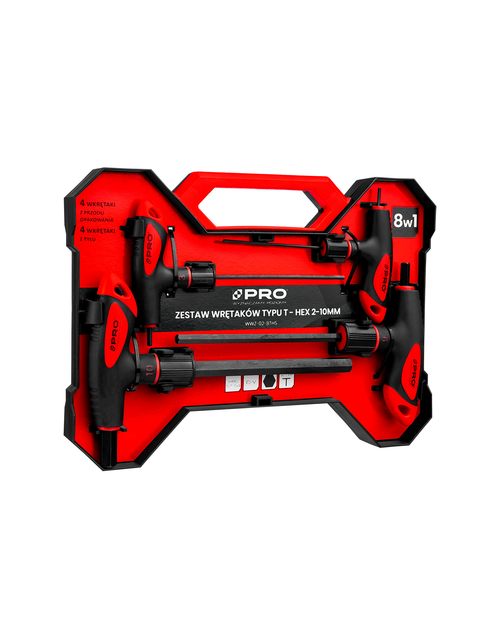 Zdjęcie: Zestaw wkrętaków typu T - HEX 2-10 mm PRO FACHMAYER