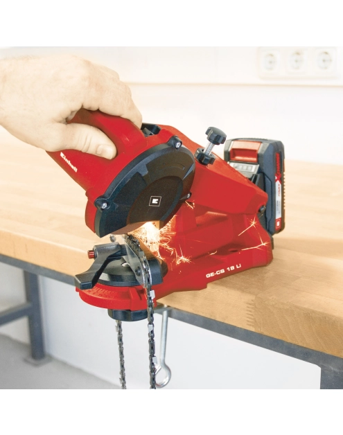 Zdjęcie: Ostrzałka do łańcuchów akumulatorowa GE-CS 18 Li – Solo 4499940 EINHELL