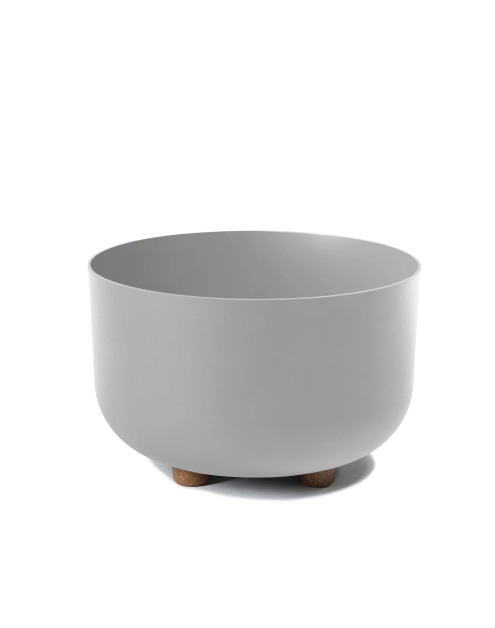 Zdjęcie: Donica plastikowa misa Sofia 27 cm szara LAMELA PLASTIC