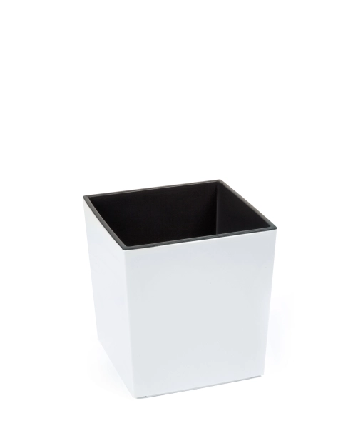 Zdjęcie: Doniczka Juka 19x19 cm biała LAMELA