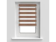 Zdjęcie: Roleta 73x140 cm Zebra III jasny brąz DECODESIGN