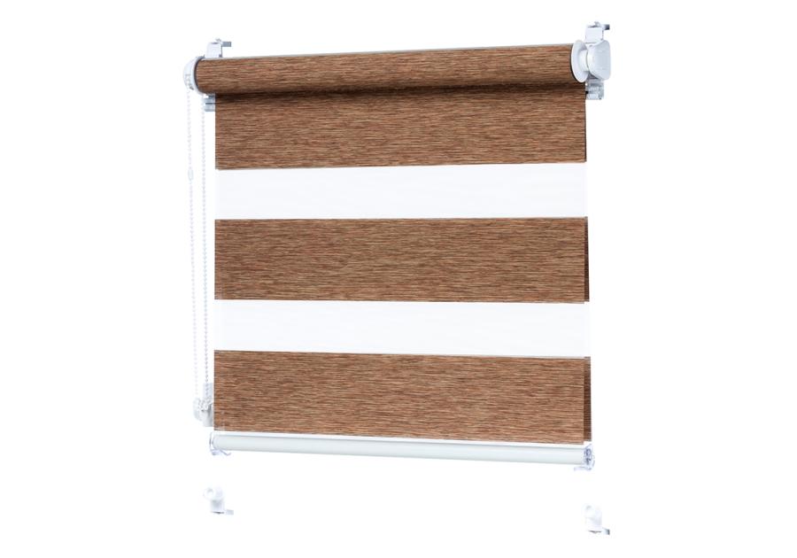 Zdjęcie: Roleta 73x140 cm Zebra III jasny brąz DECODESIGN