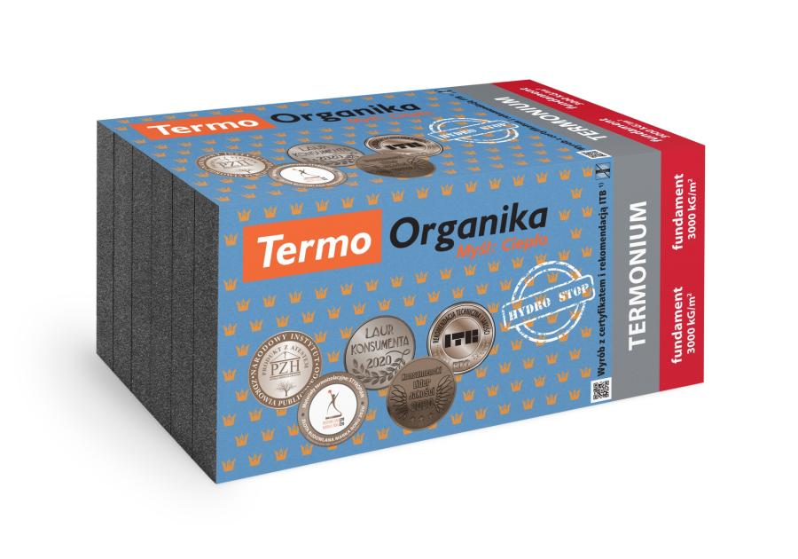 Zdjęcie: Styropian Termonium fundament 15 cm 1000x500x150 mm TERMO ORGANIKA