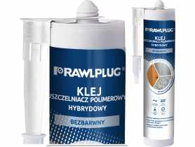 Klej uszczelniacz polimerowy hybrydowy transparentny 300 ml RAWLPLUG