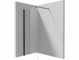 Ścianka prysznicowa walk-in systemu Kerria Plus 80 cm Kerria Plus nero DEANTE