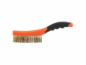 Szczotka druciana, drut mosiężny, 4x16 rzędów NEO