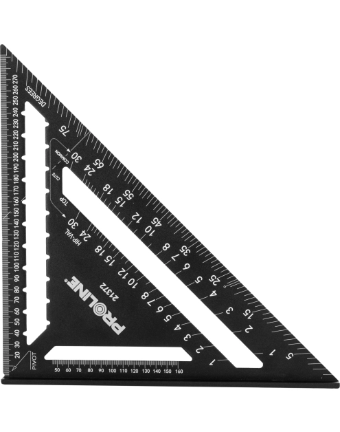 Zdjęcie: Kątownik ciesielski z podstawą, 300 mm, aluminiowy PROLINE