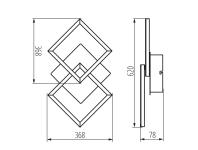 Zdjęcie: Oprawa KB Delid 2S-LED DIM+RC KINGBERRY