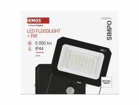 Naświetlacz LED Simpo PIR 50 W neutralna biel EMOS