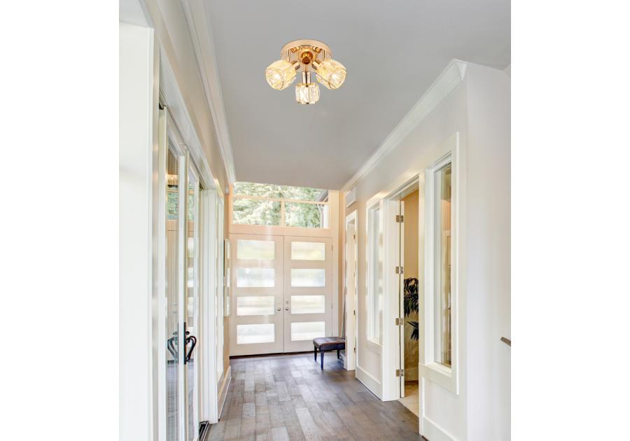 Zdjęcie: Plafon Dubai 3x40 W złoty CANDELLUX