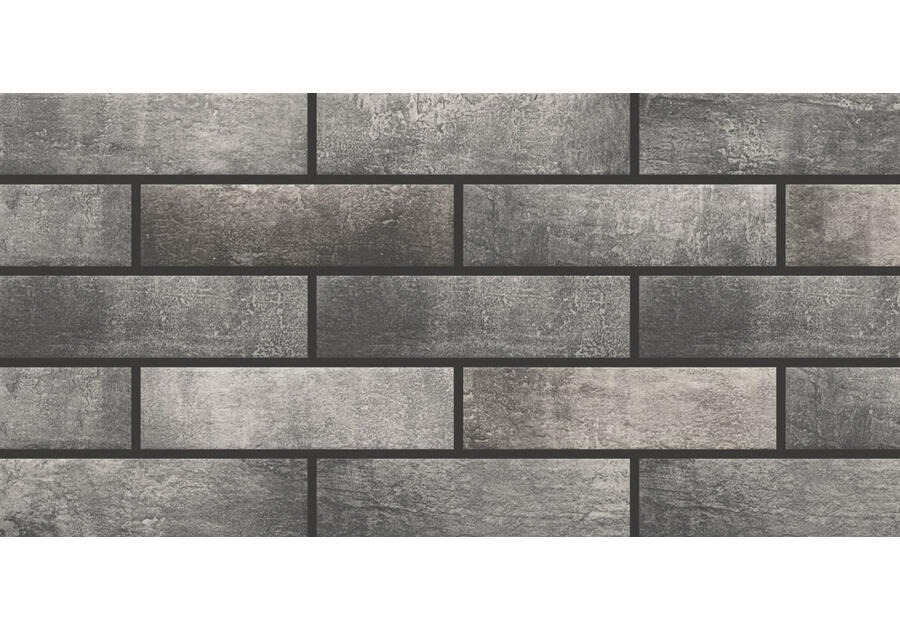 Zdjęcie: Płytka elewacyjna Loft Brick Pepper 24,5x6,5 cm CERRAD