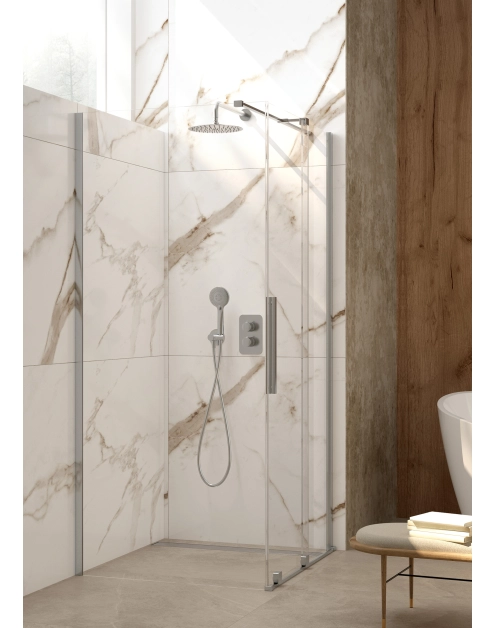 Zdjęcie: Ścianka prysznicowa walk-in 90 cm, przesuwna DEANTE