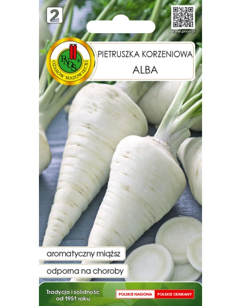 Zdjęcie: Pietruszka korzeniowa Alba 2 g PNOS
