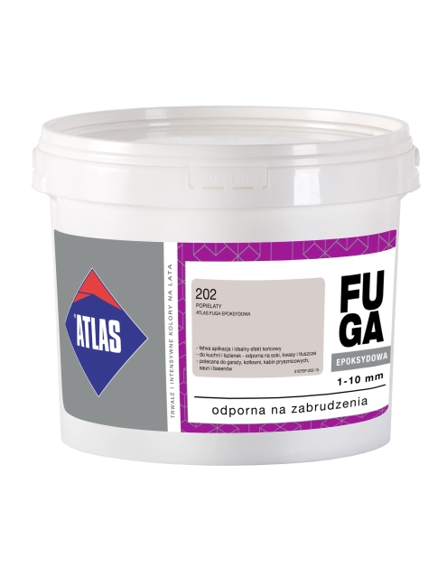 Zdjęcie: Fuga epoksydowa 1-10 mm popielaty 2 kg ATLAS