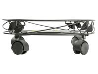 Zdjęcie: Podstawka metalowa na kółkach pod doniczkę Flora Roll, fi32 cm, czarny NORTENE