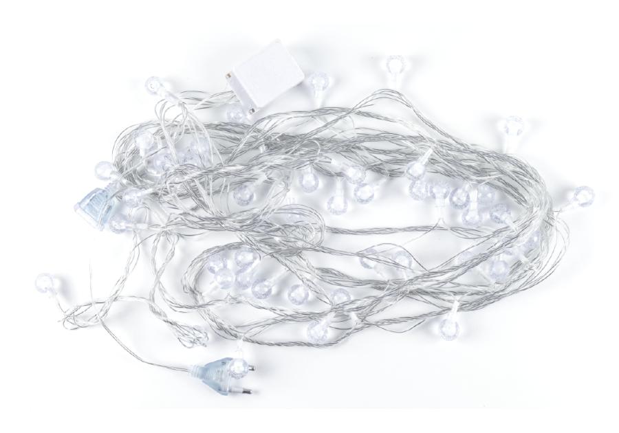 Zdjęcie: Lampki choinkowe kulka 7,5 m barwa neutralna VOLTENO