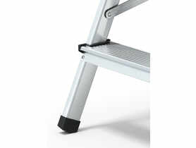 Drabina aluminiowa dwustronna 2x3 stopnie 125 kg DRABEST