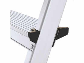 Drabina aluminiowa dwustronna 2x3 stopnie 125 kg DRABEST