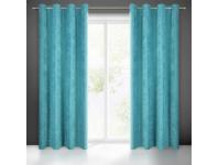 Zdjęcie: Zasłona gotowa Julie 140x250 cm turkusowy EUROFIRANY