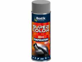 Lakier wysokotemperaturowy Super Color High Temperature aluminium 400 ml BOSTIK