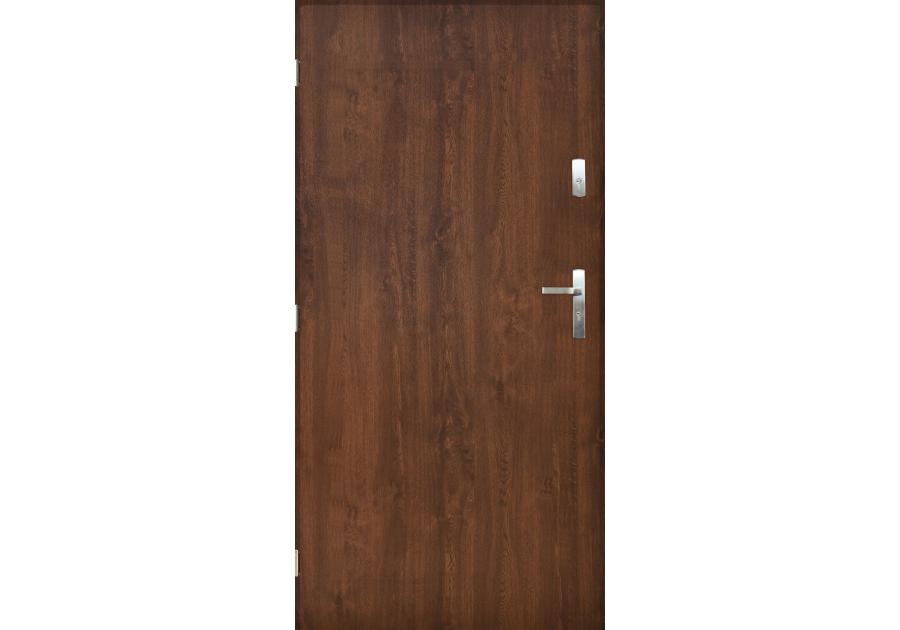Zdjęcie: Drzwi zewnętrzne folk orzech 80l komplet PANTOR