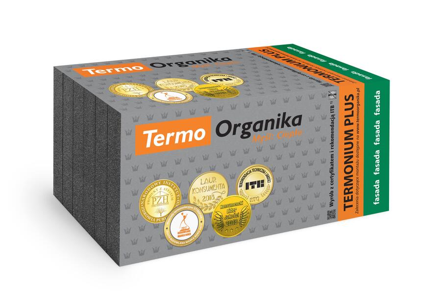 Zdjęcie: Styropian Termonium Plus fasada 15 cm 1000x500x150 mm TERMO ORGANIKA