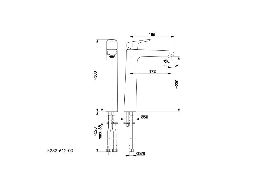 Zdjęcie: Bateria umywalkowa Abasha nablatowa KFA