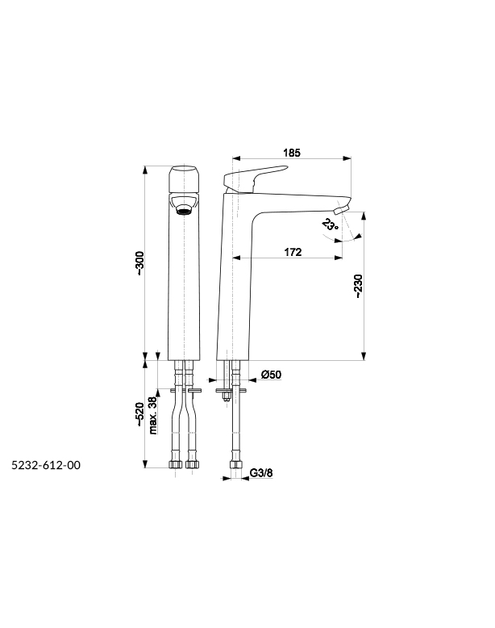 Zdjęcie: Bateria umywalkowa Abasha nablatowa KFA
