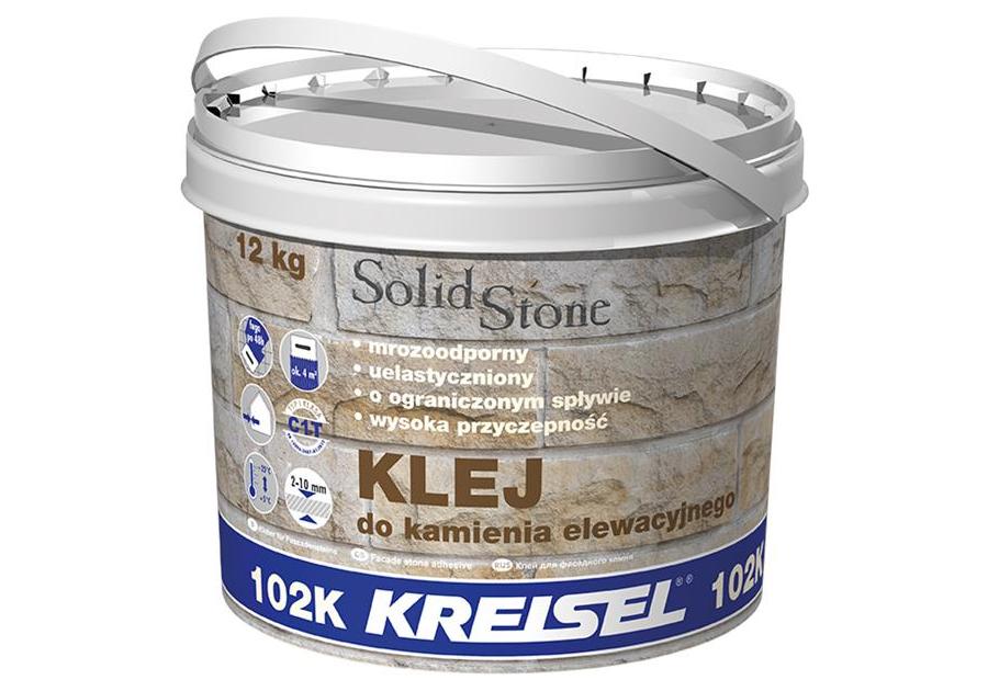Zdjęcie: Klej do kamienia elewacyjnego Solid Stone 102k - 12 kg KREISEL