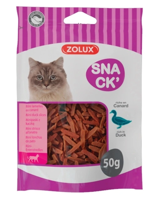 Zdjęcie: Przysmak dla kota mini paski z kaczką 50 g ZOLUX