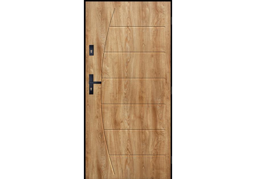 Zdjęcie: Drzwi zewnętrzne korab dąb turner 90p komplet PANTOR