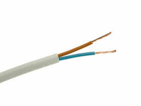 Przewód elektryczny OMYp 2x0,75 biały EL-KAG